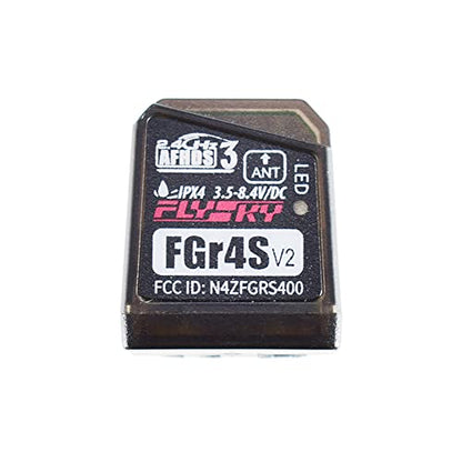 Flysky FGR4S V2 AFHDS 3 Bidirectional PWM PPM IBUS Output Receiver for Flysky NB4 PL18 RC Transmitter