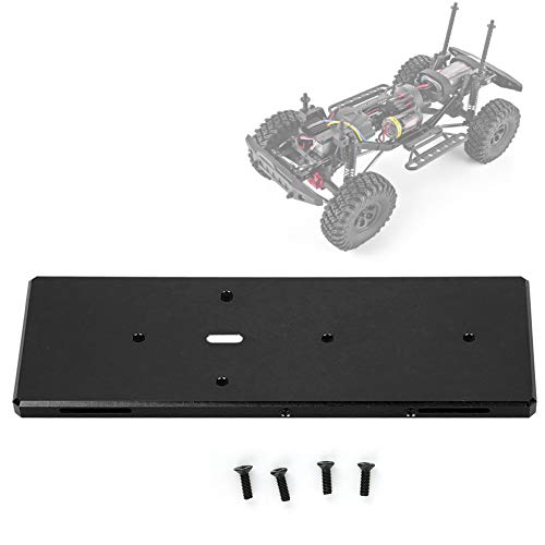 RC Battery Tray with Screw, Aluminum Alloy Replacement for RGT EX86100 1/10 RC Car, Lightweight and Durable Battery Mount for RC Vehicle (Black 680022BL) - color: Black 680022bl