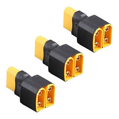 FLY RC 3Pcs XT90 XT-90 Parallel Battery Connector Adapter | RC LiPo Battery, NiHM Battery, ESC, RC FPV Power - style: XT60 Parallel Connector