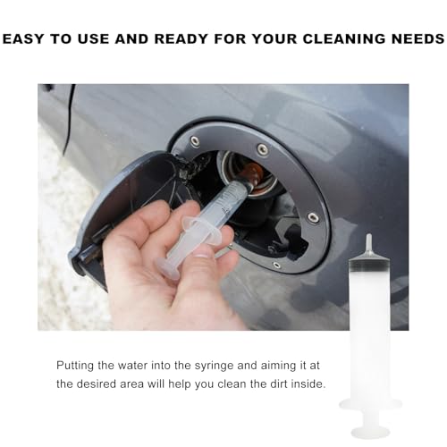 3PCS Auto Sunroof Drain Cleaning Tool, 118in Flexible Tube Cleaner with Wire Brush Syringe Hose, Universal Slim Dredging Tools for Windshield Wiper Drain Hole Air Tube Hoses