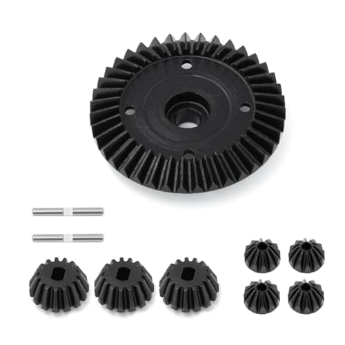 39T Differential Ring Gear 7pcs Bevel Diff Gear #45 Steel Gear Diff Unit for 1/10 Tamiya TT02 TT02B XV02 Upgrade Parts