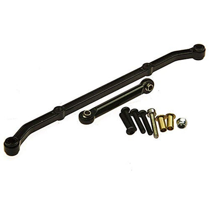 2pcs Aluminum Steering Link Arm Tie Rod for 1/10 RC Axial SCX10 | Long-144mm, short-54mm