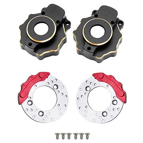 Brass Counter Weight Axle Housing Black Coating TRX4 Portal Axle Housing for 1/10 RC Crawler TRX6 TRX4 Bronco Defender Upgrade (D) - color: D
