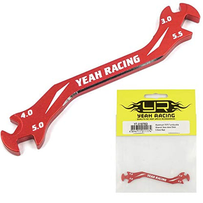 Aluminum 7075 Turnbuckle Wrench 3mm 4mm 5mm 5.5mm Red / Yeah Racing / YT-0197RD