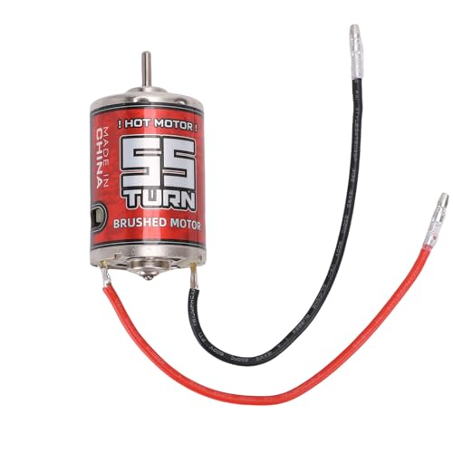 RC Crawler Motor, 540 Brushed 55T High Torque with Sealed Bearings, Copper Windings Brushed Motor for HSP Off Road Rock Crawling Cars