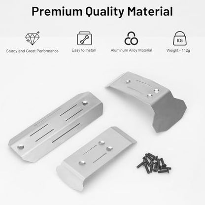 daitoku RC Chassis Protect Armor Skid Plate Guard Upgrades Part for Traxxas Mini Maxx 4WD RTR 1/16 RC Car (#107154-1)