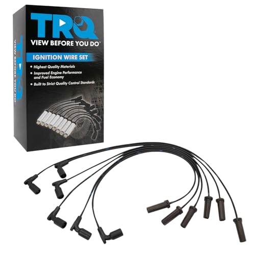 TRQ Ignition Spark Plug Wire Kit Set | For GMC Chevrolet Van Truck 4.3L V6 - style: IWA69057