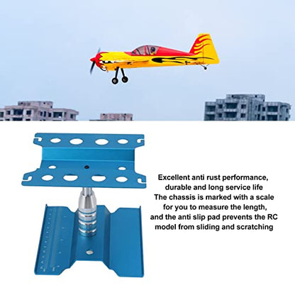 AYNEFY Rc Car Work Stand,Aluminum 360 Degree Rotation RC Car Maintenance Workstation Repair Table RC Car Display Bracket for Off Road Vehicle Shipping Drafting Tables (Blue) - color: Blue