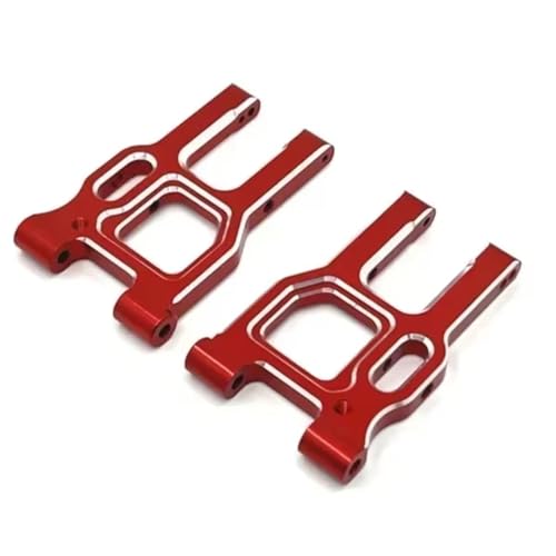 RC Models Components For LC For Racing PTG-2 PTG-2R 1/10 Metal Front And Rear Suspension Arm Steering Cup Hub Carrier Set Upgrade Parts(Red) - color: Red