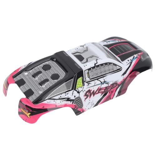 RC Car Shell Body Cover, Anti Scratch RC Car Vehicle Truck Body Shell Spare Parts for 1/16 Scale SCY 16101PRO Off Road Accessories Remote Control Shell Cover Replacement(red) - color: Red