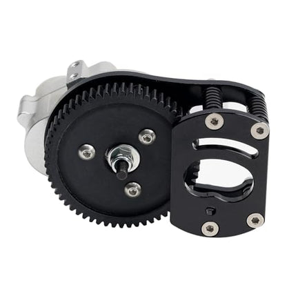RC D90 Single Speed Transmission Gearbox,Aluminium Alloy RC Chassis,Suit for Gelande II FJ40 G2 D90 TF2 1/10 RC Crawler Upgrade Parts (Transmission)