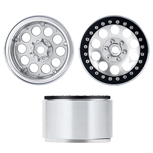 Benedict Harry 2.2" Beadlock Wheel Rims 35mm for 1/10 RC TRX6 Axial Wraith RR10 SCX10 90046 YETI D90 CC01
