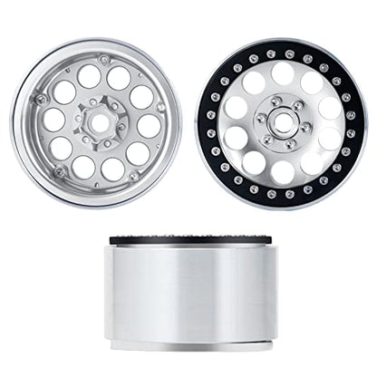 Benedict Harry 2.2" Beadlock Wheel Rims 35mm for 1/10 RC TRX6 Axial Wraith RR10 SCX10 90046 YETI D90 CC01