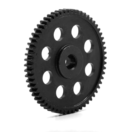 0.5M 60T Steel Spur Gear for Traxxas LaTrax 1/18 RC Cars 7640 | fits Teton, Rally, Desert Prerunner and SST; Hardened 1045 steel; Replaces 7640; includes bearings and spacer