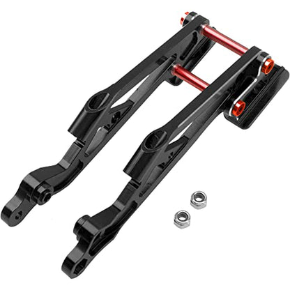 ShareGoo Aluminum Alloy Rear Wing Mount Upgrade Parts Compatible with Arrma 1/8 Kraton Notorious Outcast Talion Typhon 6S BLX RC Car,Replace of AR320347 (Red) - color: Red