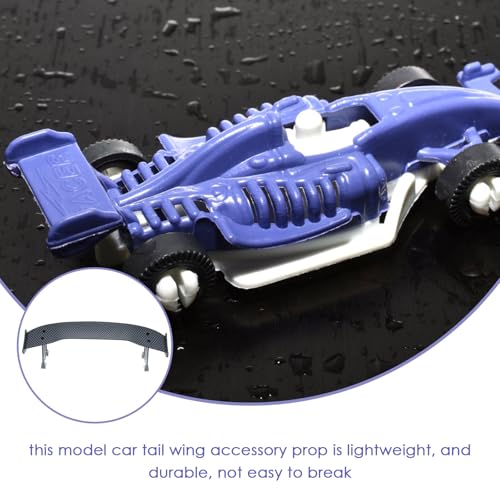 ERINGOGO 1/10 Mini Drift Car Tail Wing Carbon Fiber Rear Spoiler Vehicle Model Tail Wing Universal Rc Car Modification Accessory for Racing