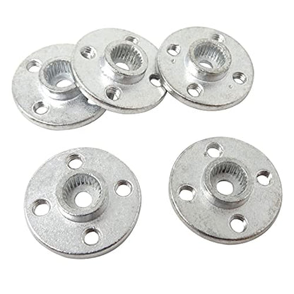 Honbay 6PCS Metal Servo Arms Horn Aluminum Round 25T Standard Servo Disc with Screw for RC Robot Boat Car Airplane Hop-up Parts