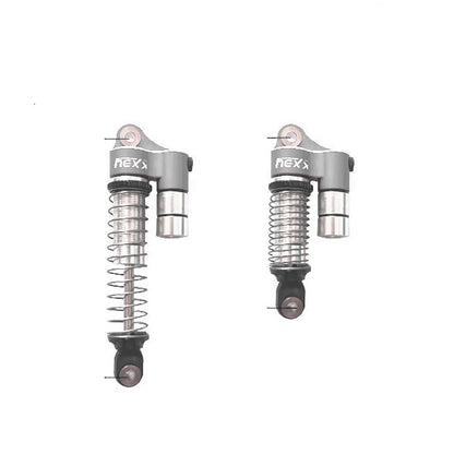 Nexx Racing Reservoir Shock (4 pcs) for RC Crawler TRX4M Scale 1/18 (HELIDIRECT) (Gun Metal) - color: Gun Metal