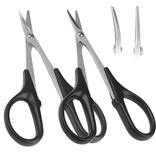 HobbyPark RC Body Reamer (Titanium) & Curved Scissors and Straight Scissors Set RC Car Body Shell Mounting Lexan Plastic Trimming Tools Combo
