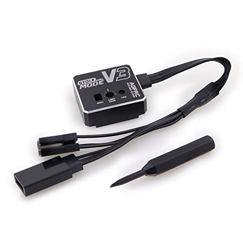 AGFRC Dual-Gain RC Drift Gyro with Aluminum Case (GY01 V3) | Dual Gain Modes: Normal & AVCS, 10g, 3.7-8.4V, EPA Setting, SBUS2/PWM/Sanwa SSR/SHR Compatible, PID Control