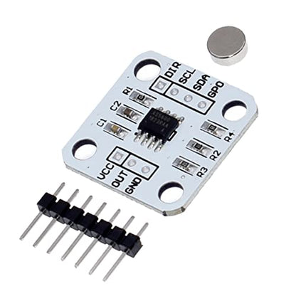 HiLetgo 2pcs AS5600 Magnetic Encoder Magnetic Angle Measurement Sensor Module 12Bit High Precision with Magnet