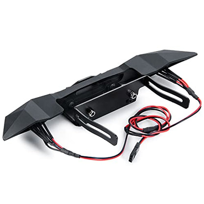 RC-Hub Metal Front Bumper with Led Light for 1/10 Axial SCX10 SCX10 II 90046 90047 TRX4 RC Crawler Car