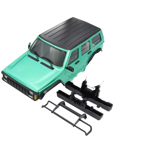 RC car Components Compatible with TRX4M for Bronco 1/18 RC Crawler Car Upgrade Parts Special Material Hardtop Shell with Bumper 6.10in Wheelbase(Green) - color: Green
