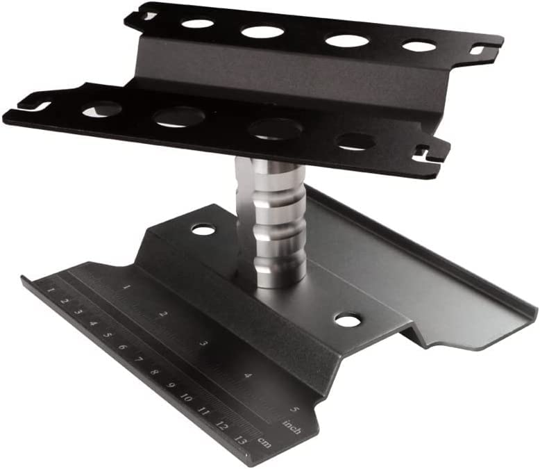 RC Car Work Stand, RC Repair Stand 360 Degree Rotation Lift Aluminum Alloy RC Repair Work Station for 1/8 1/10 1/12 1/16 1/18 Scale RC Crawler Truck