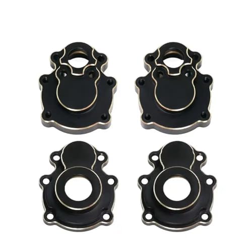 RC Steering Knuckle Block for FMS FCX10 1/10 Steering Knuckle Outer Inner Portal Housing Differential Axle Cover RC Crawler for Racing Car Upgrade Parts(Rear Set) - size: Rear Set