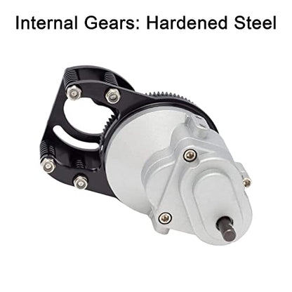 Metal D90 Single Speed Transmission Gearbox with Clockable Motor for 1/10 RC Crawler RC4WD Gelande II FJ40 G2 D110 DefenderTF2 (Single Speed Transmission) - color: Single Speed Transmission