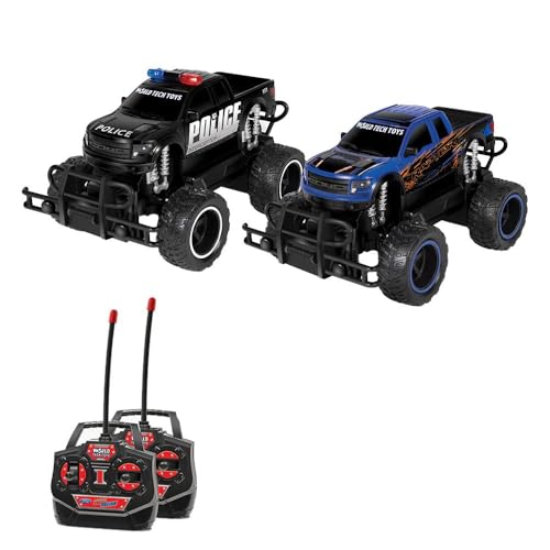 World Tech Toys Ford F-150 SVT Raptor Police Pursuit 1: 24 RTR Electric RC Monster Truck