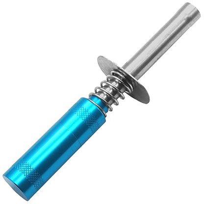 Aluminum Alloy Glow Plug Ignitor Igniter Nitro Engine Starter for RC Car Buggy Truck Plane Boat,Blue