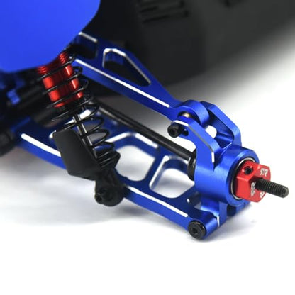 Aluminum Rear Hub Knuckle Arm for ARRMA Mini Kraton 1/16 RC Car, Upgrade Replacement Parts, (Blue Rear Hub/Knuckle Arm) - color: Blue Rear Hub/Knuckle Arm