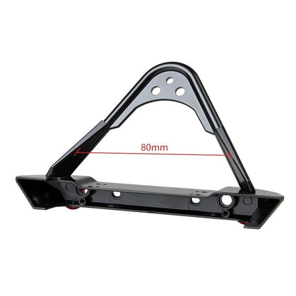 for TRX4M 1/18 Upgrades, for TRX4M RC Crawler Aluminum Alloy Front Bumper with Lights RC Car Bumper Part for TRX-4M 1/18 Upgrades Part Rc Crawler Car Accessories