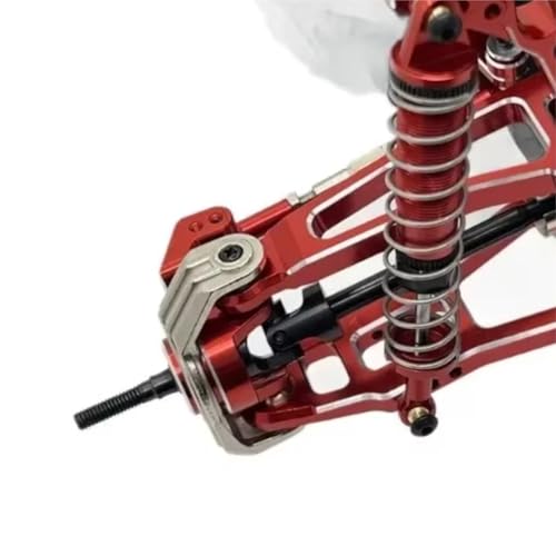 for UD UD1201 UD1202 UD-12PRO Metal Front Steering Cup Model Crawler Rc Car Truck for Buggy Upgrade Accessories RC Steering Knuckles Cup(Red) - size: Red