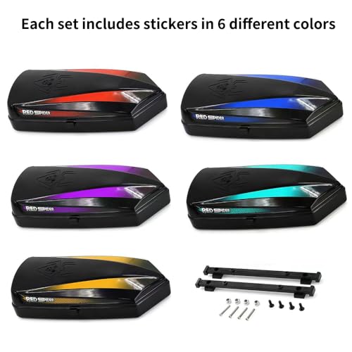 RC Plastic Roof Trunk Luggage Rack Box, Car Shell Body Upgrade for 1/10 or 1/12 Proportion Traxxas TRX4 TRX6 Axial SCX10 90046 G63 VP VS4 RC Crawler (Blue) - color: Blue
