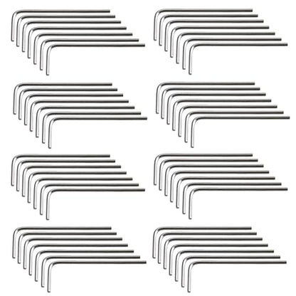 100Pcs 1.5mm Allen Wrench L-Shaped Hex Key Wrench Set, Metric Hexagon Head Replacement Tool for Furniture and Bike Repair - size: 1.5mm