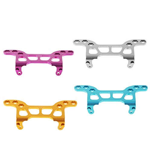 Parts & Accessories Aluminum Rear Body Post Mount Upgrade Parts for HSP 94122 94123 1/10 RC Cars - (Color: Silver, CN)
