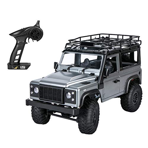 GoolRC MN 99s RC Car, 1/12 Scale 4WD 2.4G Remote Control Car for Adults, RTR RC Crawler Off-Road Truck for Land Rover Vehicle Models - size: 1 Battery