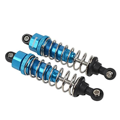 Aluminum Front & Rear Shock Absorber Assembled for Tamiya TT-02B Redcat Hongnor LRP HPI Team LOSI 1/10 Buggy Car (Blue) - color: Blue