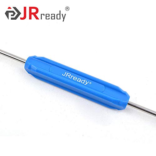 JRready DT series Solid contacts Pin removal tool DRK-RT1, Deutsch Connector Removal Tool, 90 Degree Hook+ Standard Flat Head Screw Driver, suitable for DT, DTM, DTV, DRB, DRCP and STRIKE connectors - size: Removal Tool(DRK-RT1)