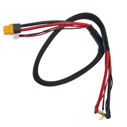 RC 2S XT60 Lipo Battery Charging/Balance Cable Leads with 4mm/5mm Bullet Connector(600MM)