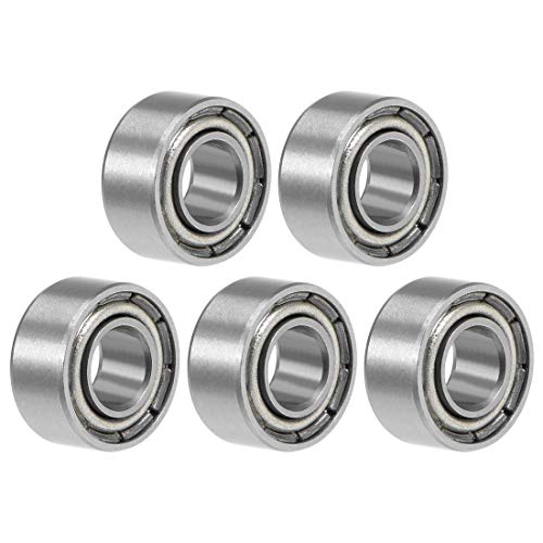 uxcell 684ZZ Deep Groove Ball Bearing 4x9x4mm Double Shielded Chrome Steel Bearings 5-Pack - size: 4mmx9mmx4mm