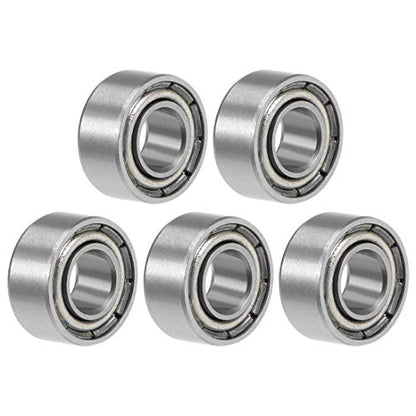 uxcell 684ZZ Deep Groove Ball Bearing 4x9x4mm Double Shielded Chrome Steel Bearings 5-Pack - size: 4mmx9mmx4mm