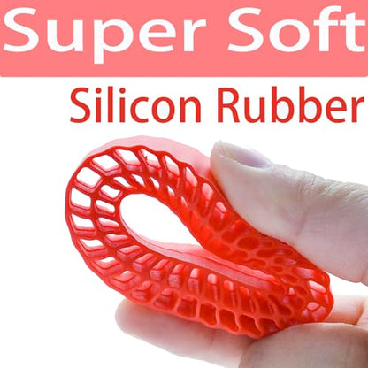 4PCS Silicone Rubber Inserts Foam for 58-64mm (2.4” OD) 1.0 Tires, RC Car Tire Inserts for TRX4M SCX24 1/18 1/24 Crawler Tires (Red) - color: 1.0in Gjltnc-red