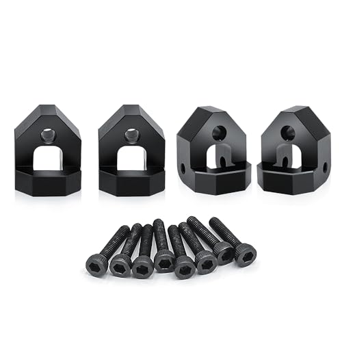 MOHERO 4Pcs RC Heighten Shock Mounts Aluminum Height Lift Kit for 1/18 TRX4M Bronco Defender RC Crawler Car Upgrade Part