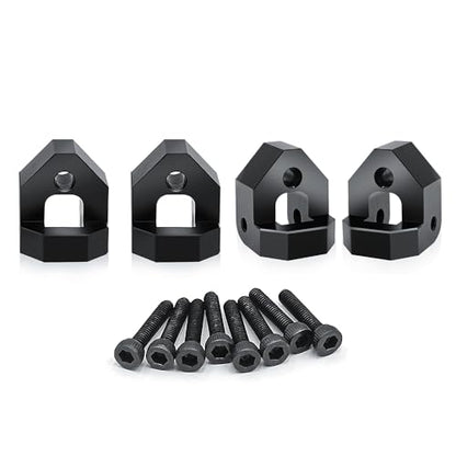 MOHERO 4Pcs RC Heighten Shock Mounts Aluminum Height Lift Kit for 1/18 TRX4M Bronco Defender RC Crawler Car Upgrade Part