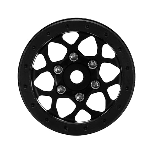INJORA 1.0 Aluminum Offset -4.7mm Beadlock Wheel for 1/24 1/18 RC (W1013)