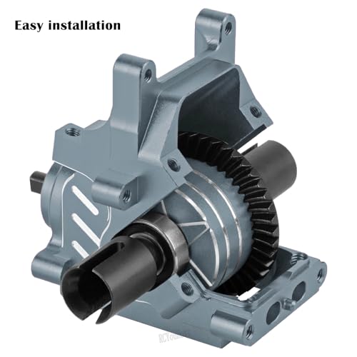 RC 43T/10T Front&Rear Diff Gear Differential Upgrades Part for 1/8 Kraton,Outcast,Notorious,Talion 6s BLX/EXB,1/7 Big Rock,Fireteam,Mojave 6s BLX,Titanium - color: Titanium-(upgrades）
