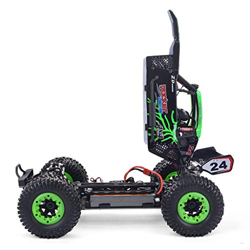 1/10 Scale 4WD RC Cars for Adults Brushless,Max 43 MPH Off-Road Fast RC Cars,Off-Road Remote Control Trucks (Green)